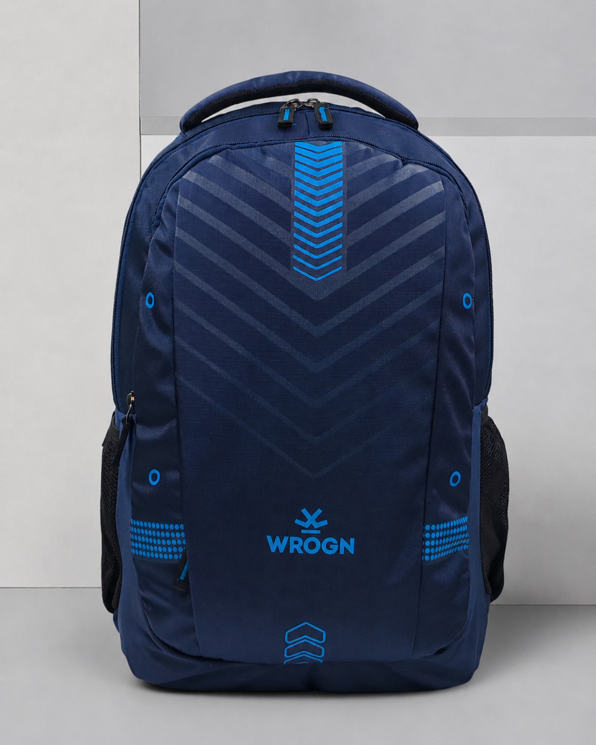 Image of WROGN Large 45 L Laptop Backpack Unisex Zipster with USB Port, Rain Cover (Blue) 45 L Laptop Backpack