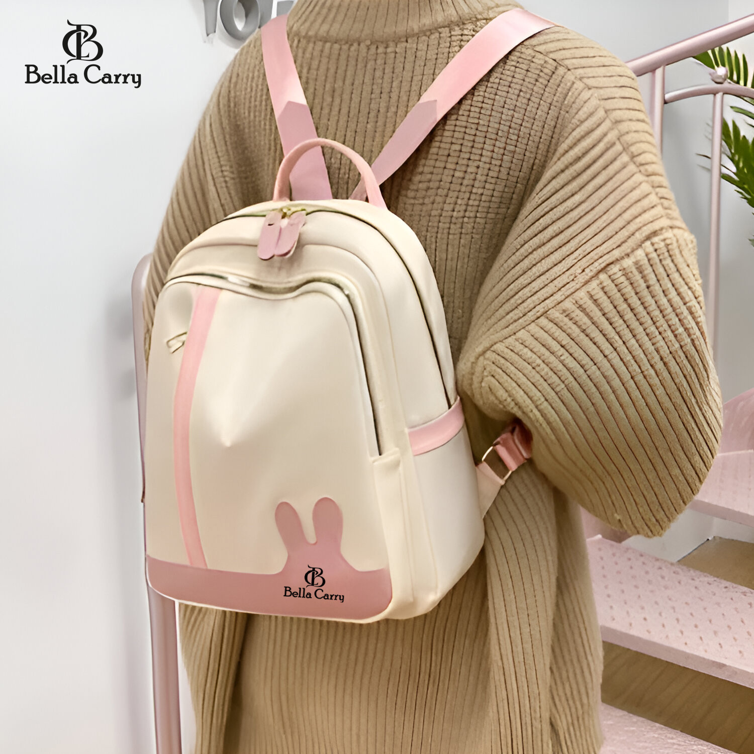 Image of BELLA CARRY European And American Fashion Backpack Girls,College Bag for Girls 17 L Backpack
