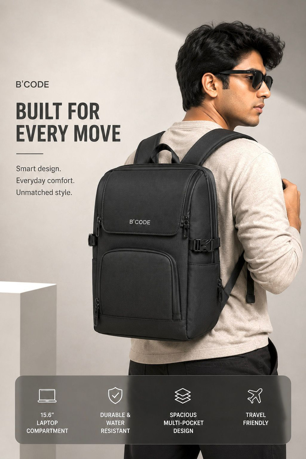Image of Bcode Atlas Business 28L Laptop Backpack 28 L Laptop Backpack 28 L Laptop Backpack