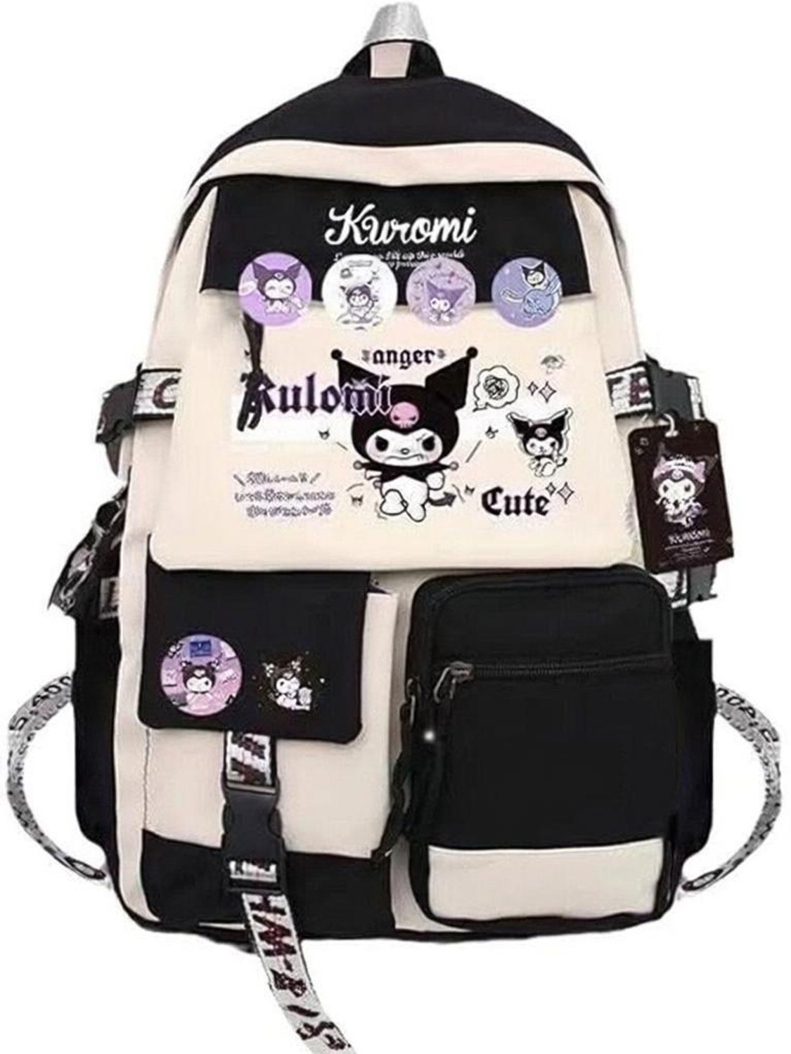 Image of Venzina Teenage Girls Cute Backpack For School 17.5 Inch Students Casual Travel 2.5 L Backpack
