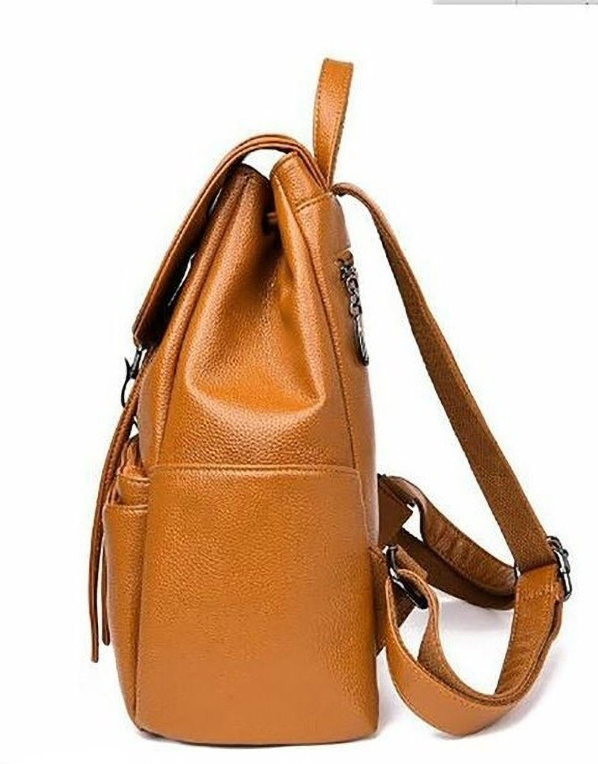 Image of JAISOM Small 10L Backpack Stylish Backpack cum Handbag cum Shoulder Bag For Girls & Women's ( Khaki ) 10 L Backpack