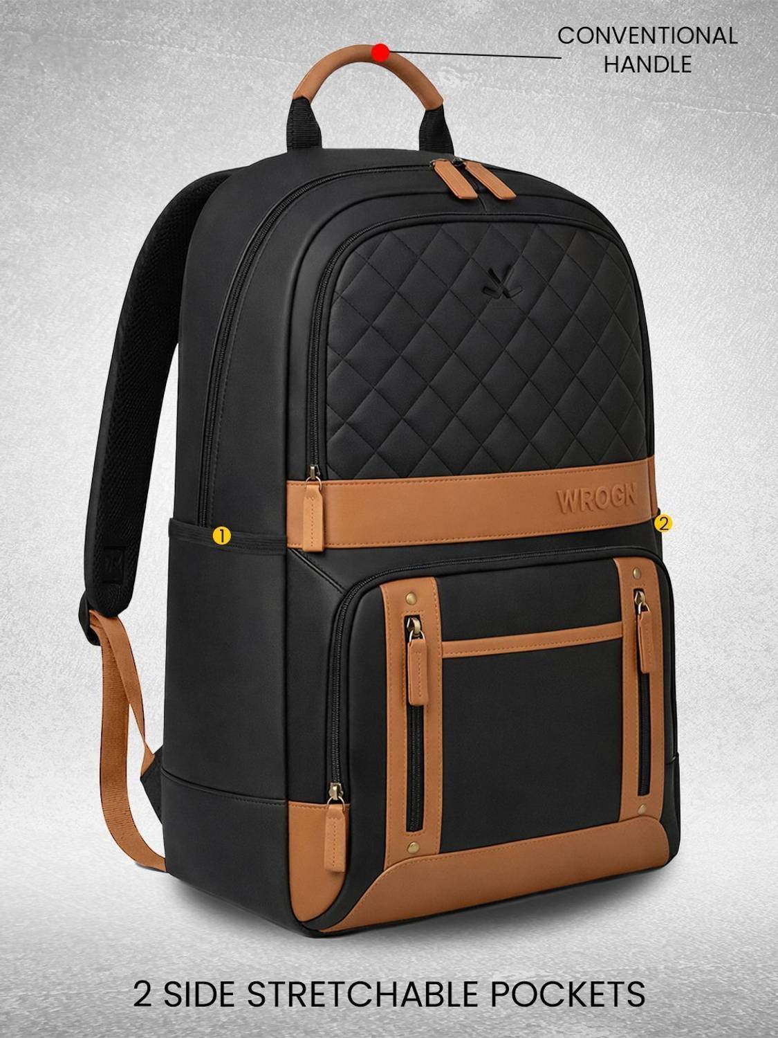 WROGN Urban Pro Classic Laptop Backpack 40L - Image 5