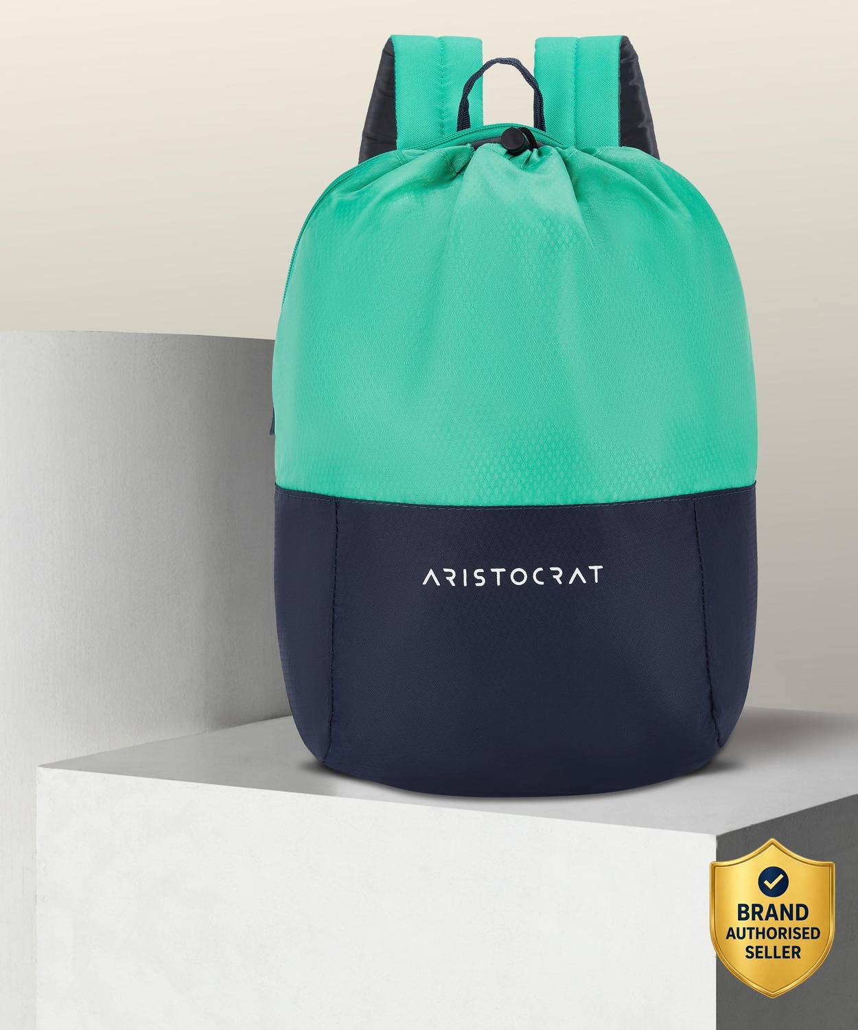 ARISTOCRAT DRAW-PACK TEAL 15 L Laptop Backpack