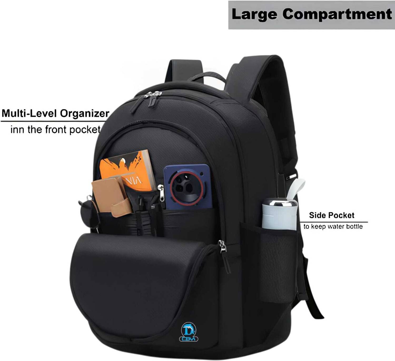 dbm Classic Look 36L Backpack - Image 3