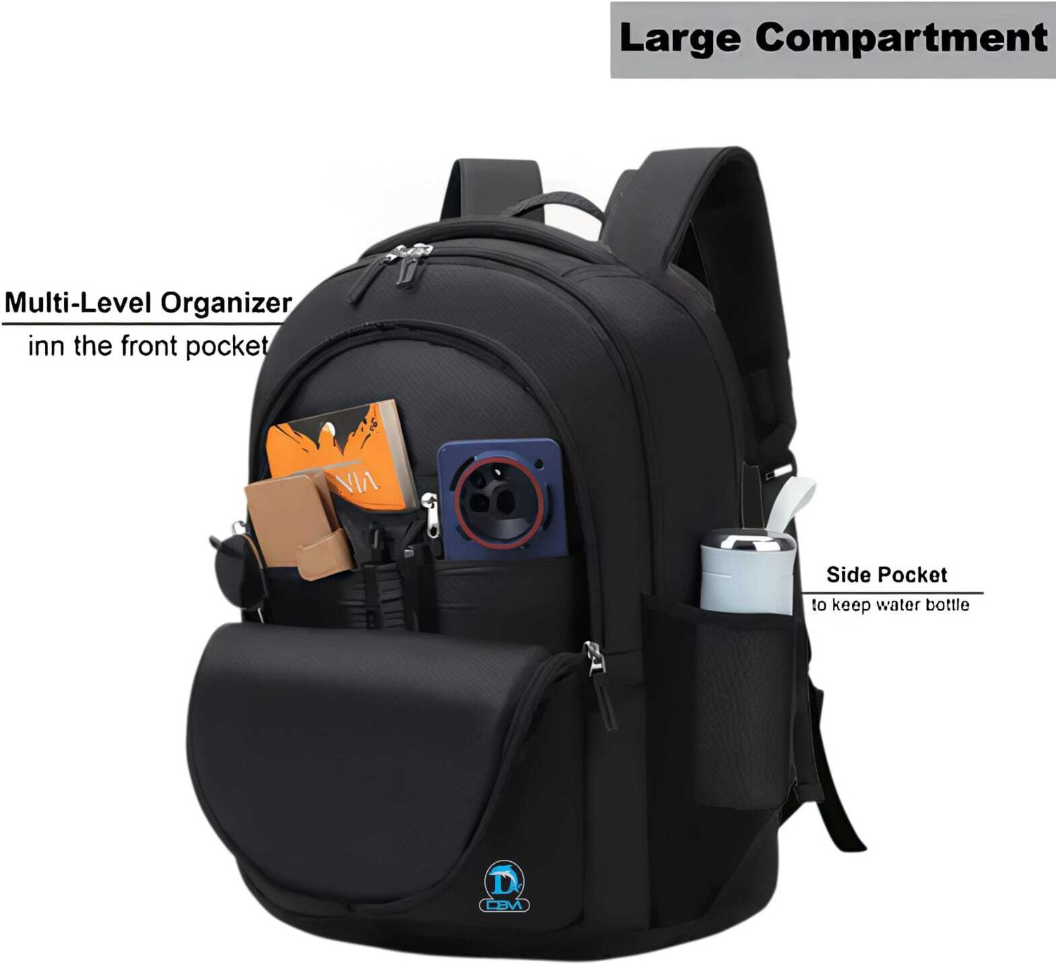Image of dbm loffy man school bag 35 L Laptop Backpack