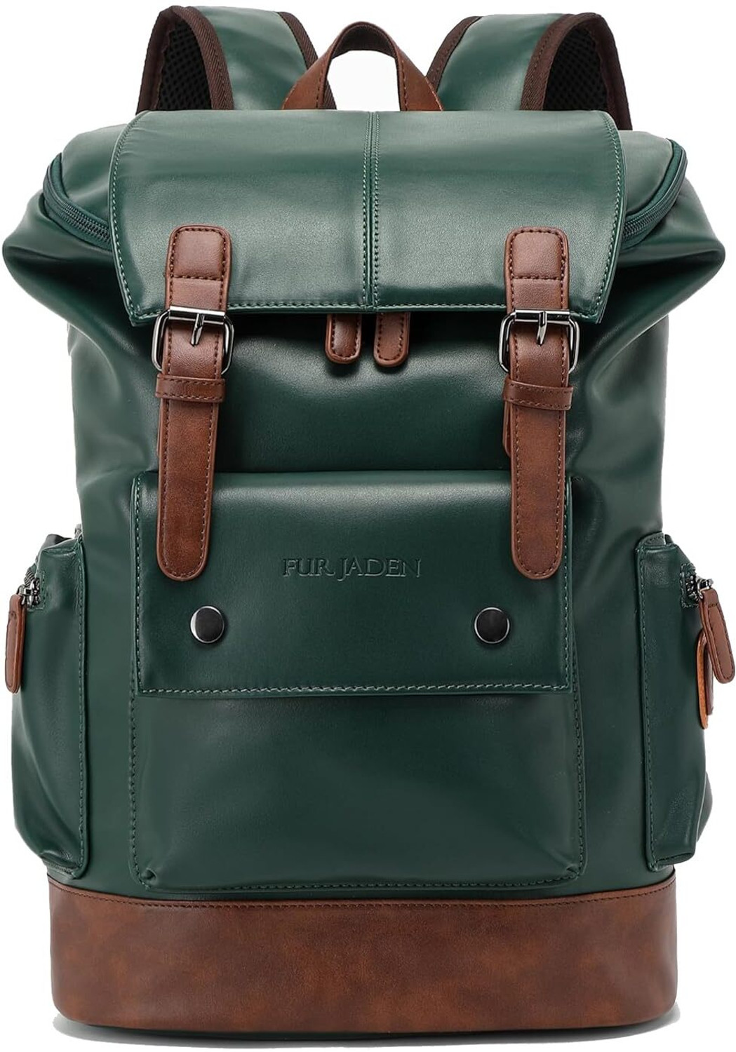 Image of FUR JADEN Vegan Leather Anti-Theft Design Premium Stylish Bag for Men & Women 20 L Laptop Backpack