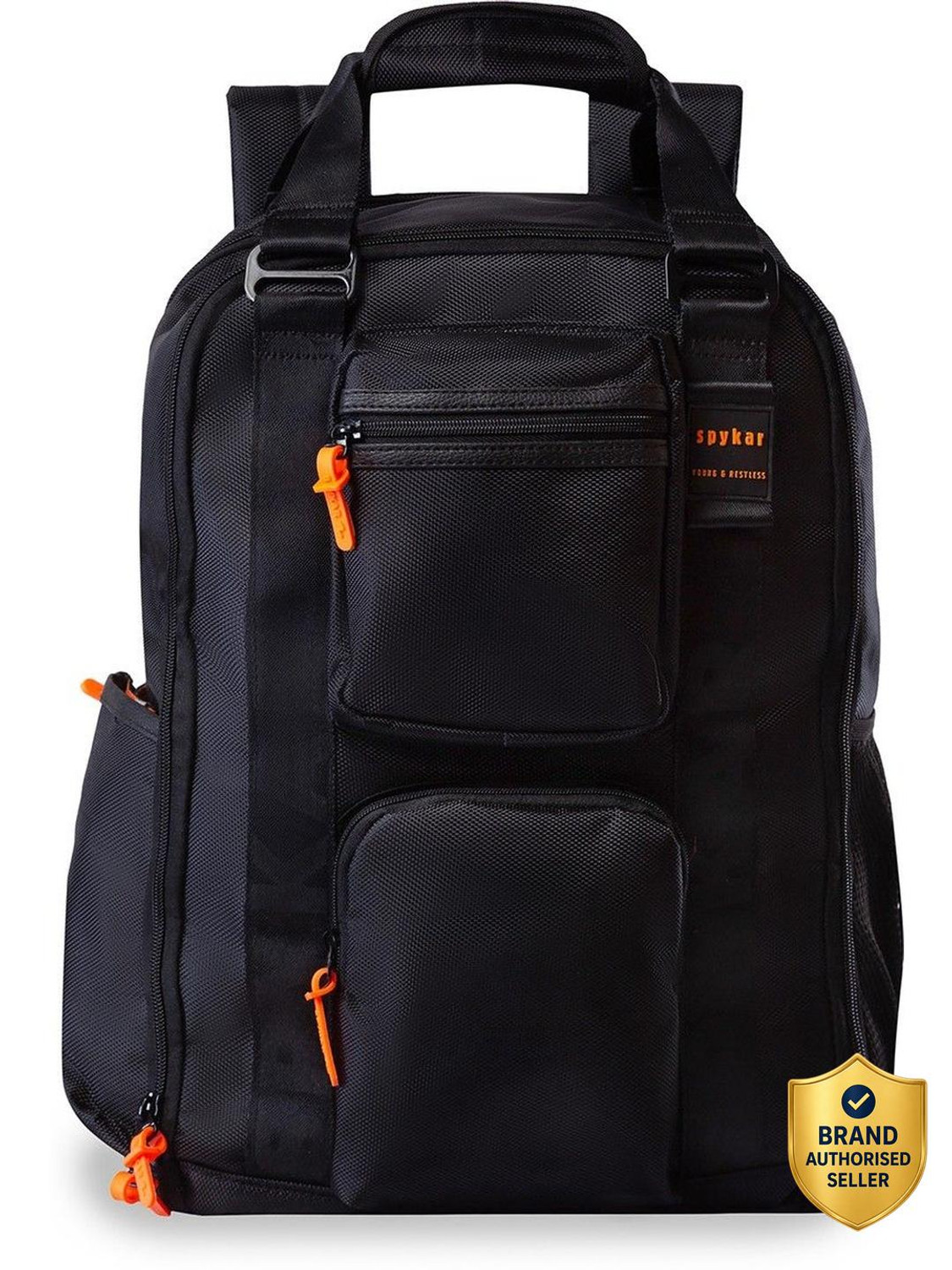 Image of Spykar SPYPBG01BB02Black 15 L Backpack