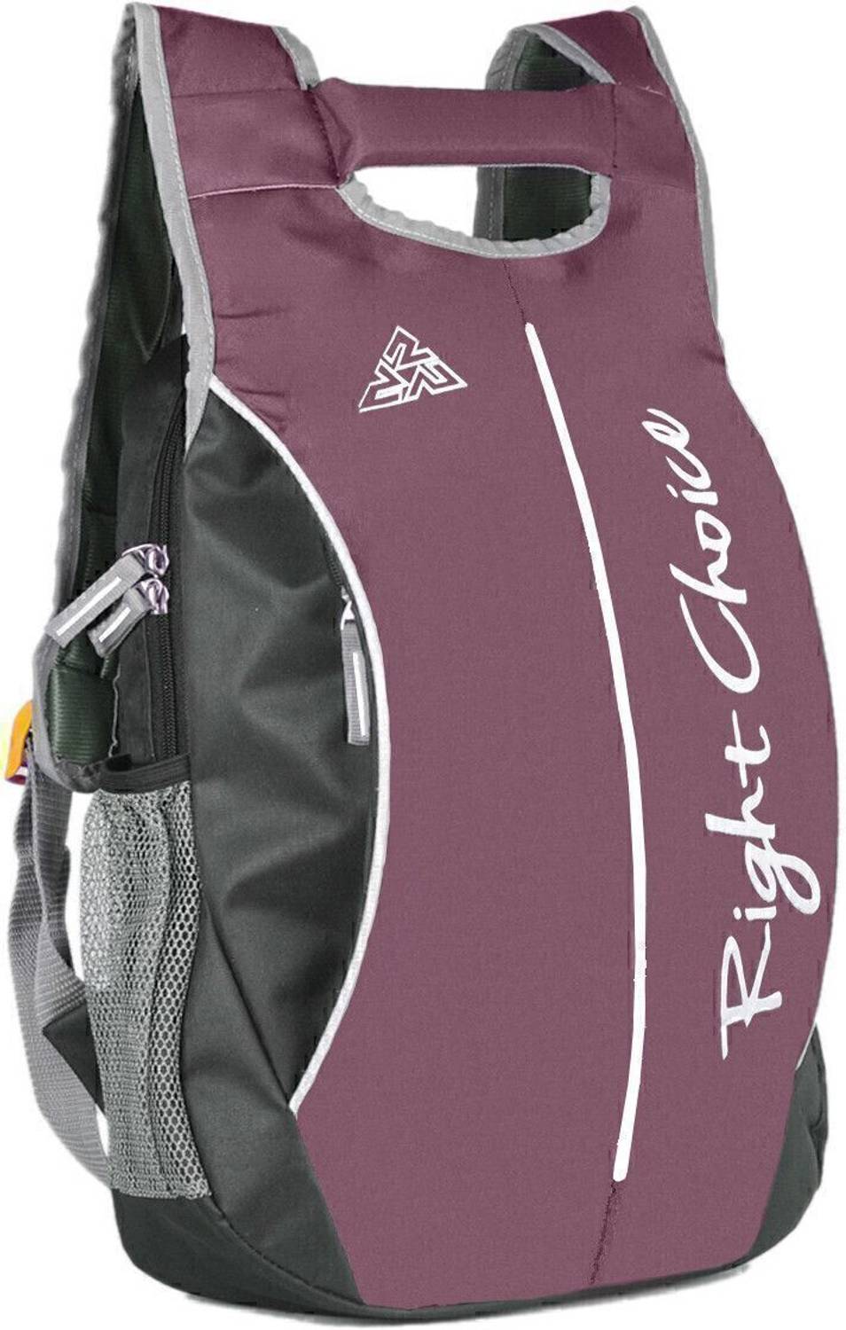 RIGHT CHOICE (2219) black purple stylish college bags boy & girl 20 L Backpack