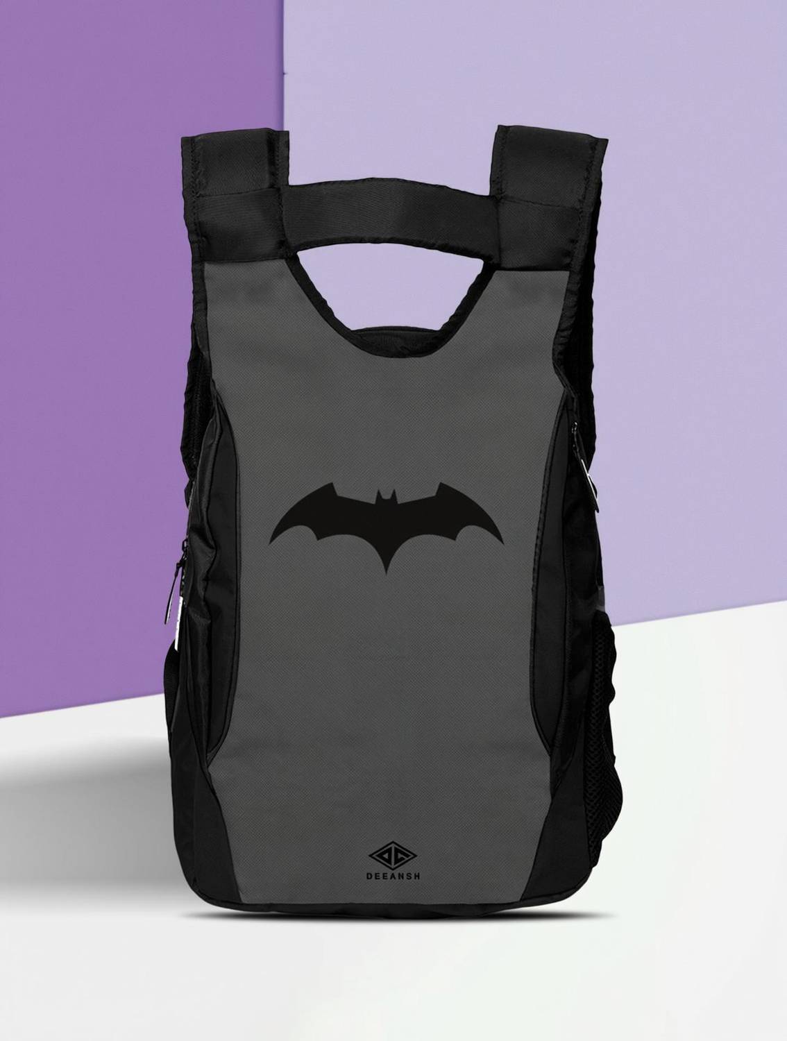 deeansh Grey Batman 21L Laptop Backpack - Image 1