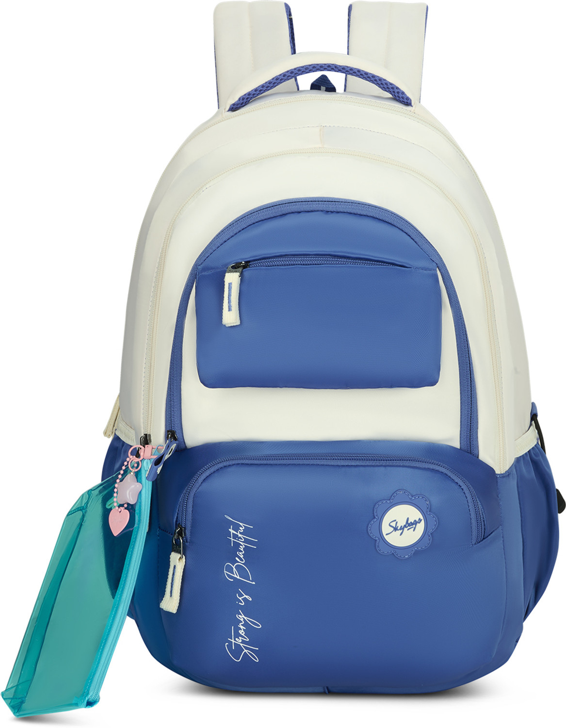 Image of SKYBAGS Celeste School Backpack for Girls with Quick Access Front Pocket & Rain Cover 37 L Backpack