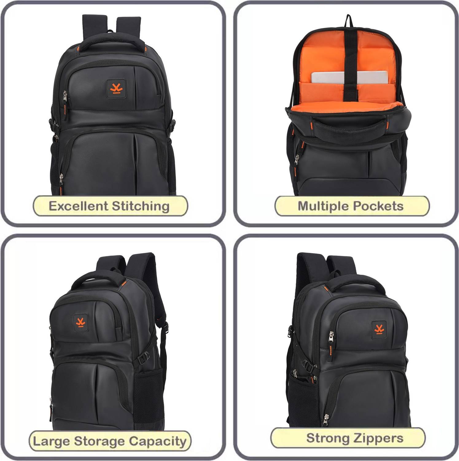 WROGN Discovery 35L Backpack with Rain Cover - Image 5
