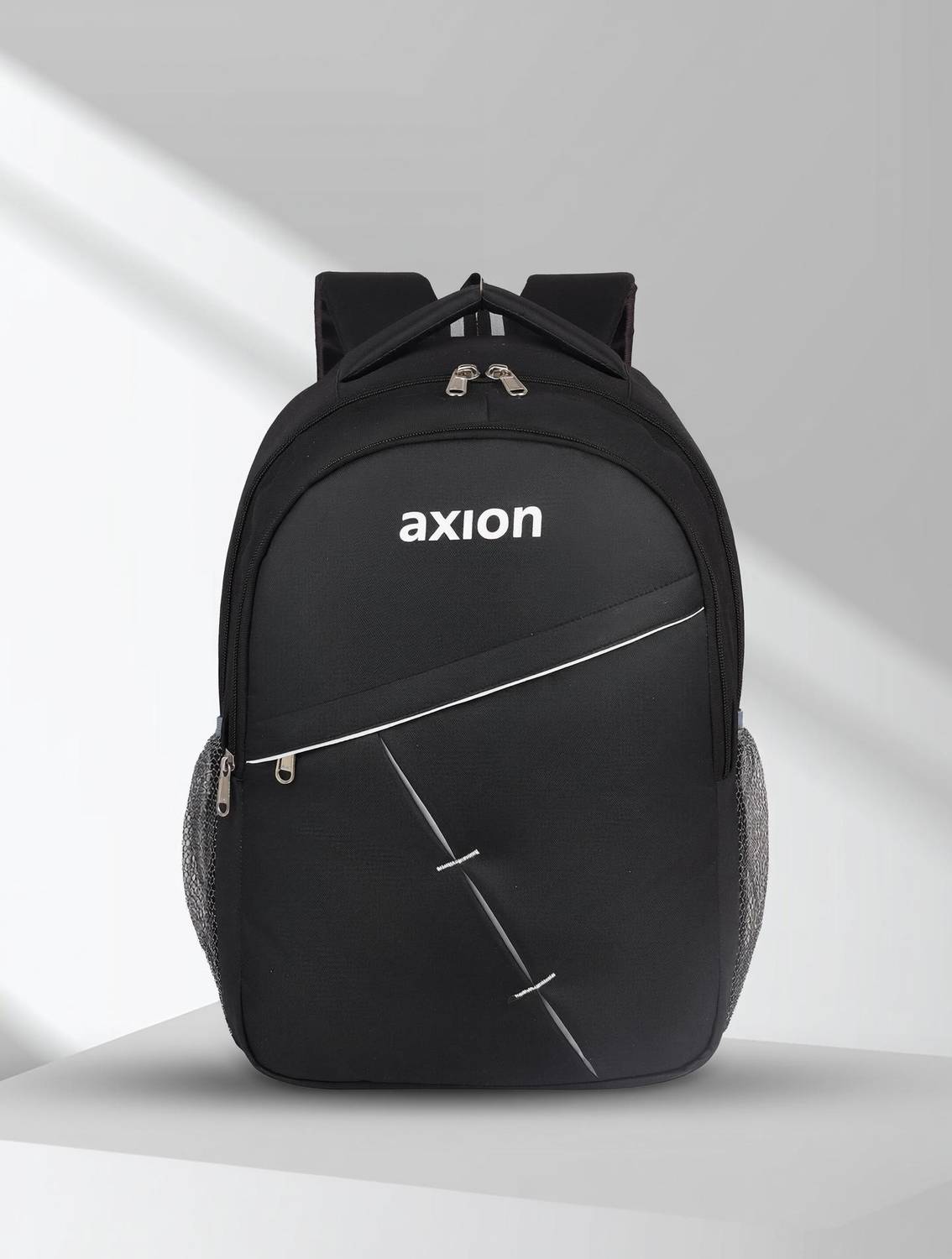 Axion Medium 25 L School College Laptop Backpack; Light Weight + Strong Zig Zag Stitch 25 L Backpack