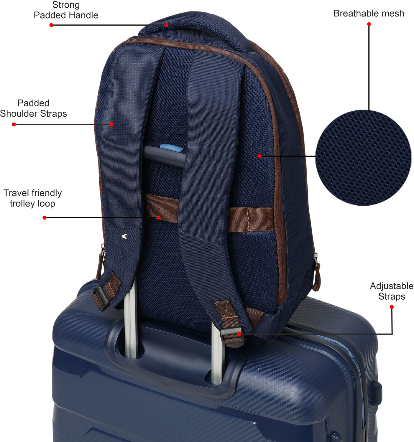 Image of Fastrack Unisex Dailypack Backpack with 15 inchLaptopSleeve 18 L Laptop Backpack
