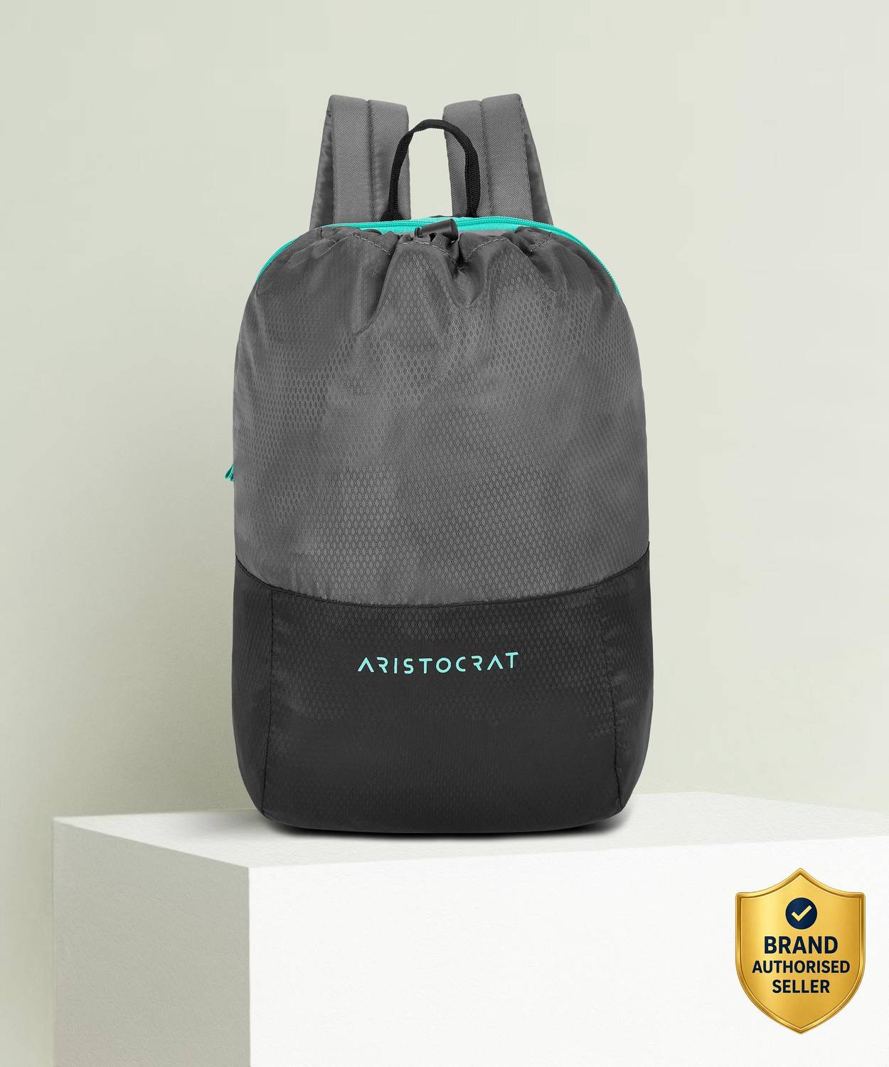 ARISTOCRAT Draw-Pack Grey 15 L Backpack