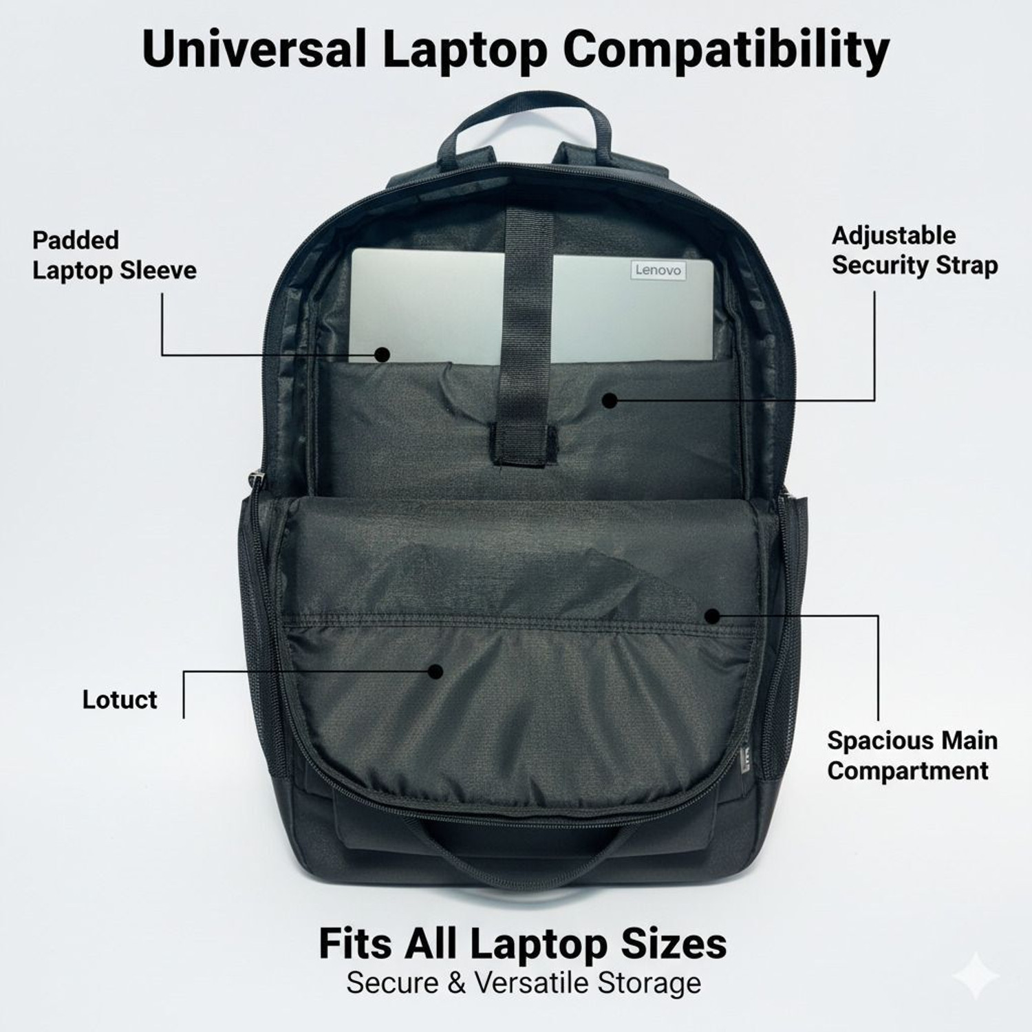 Image of BLACKDOT Slim Laptop bag 18 L Laptop Backpack