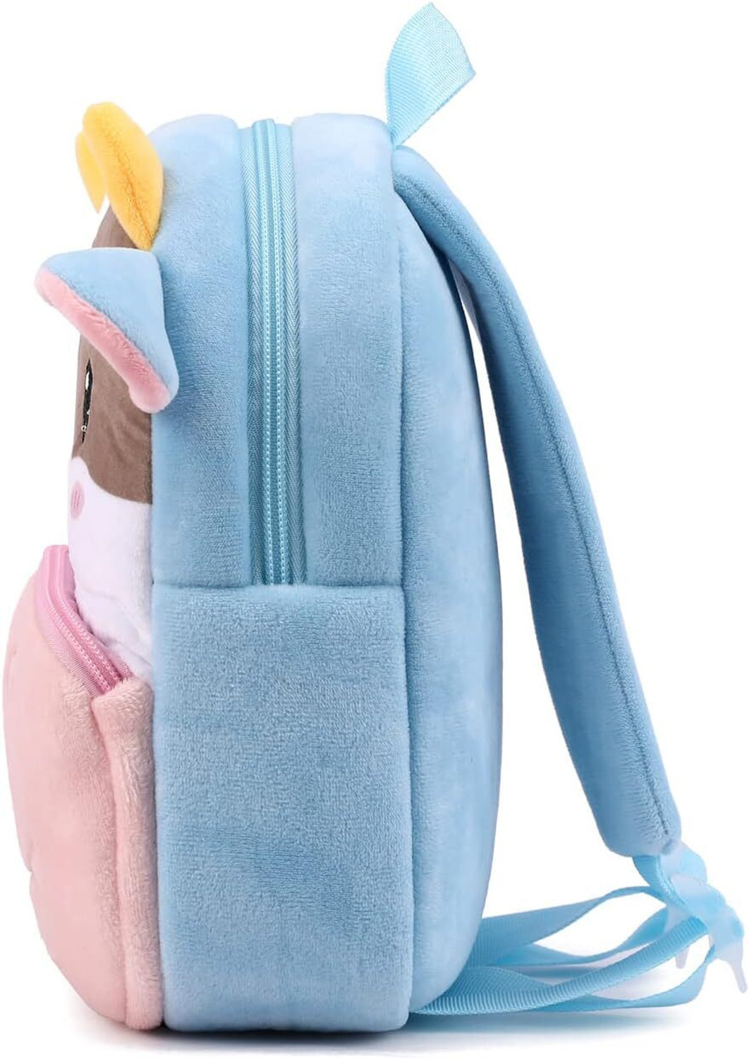 Image of HappyChild Toddler Bag Plush Animal Cartoon Mini Bag for Baby Girl Boy 2-6 Years 10 L Backpack