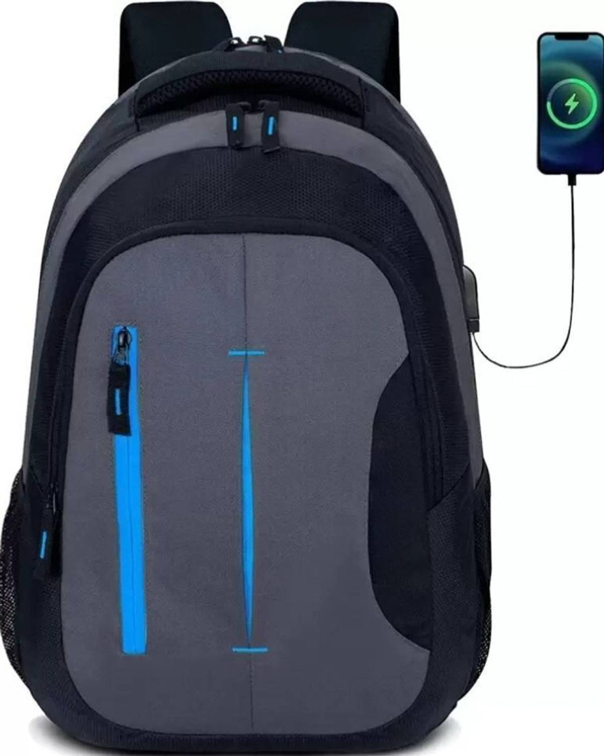 SHIVAYE 37L Water Resistant USB Charging Backpack - Image 1