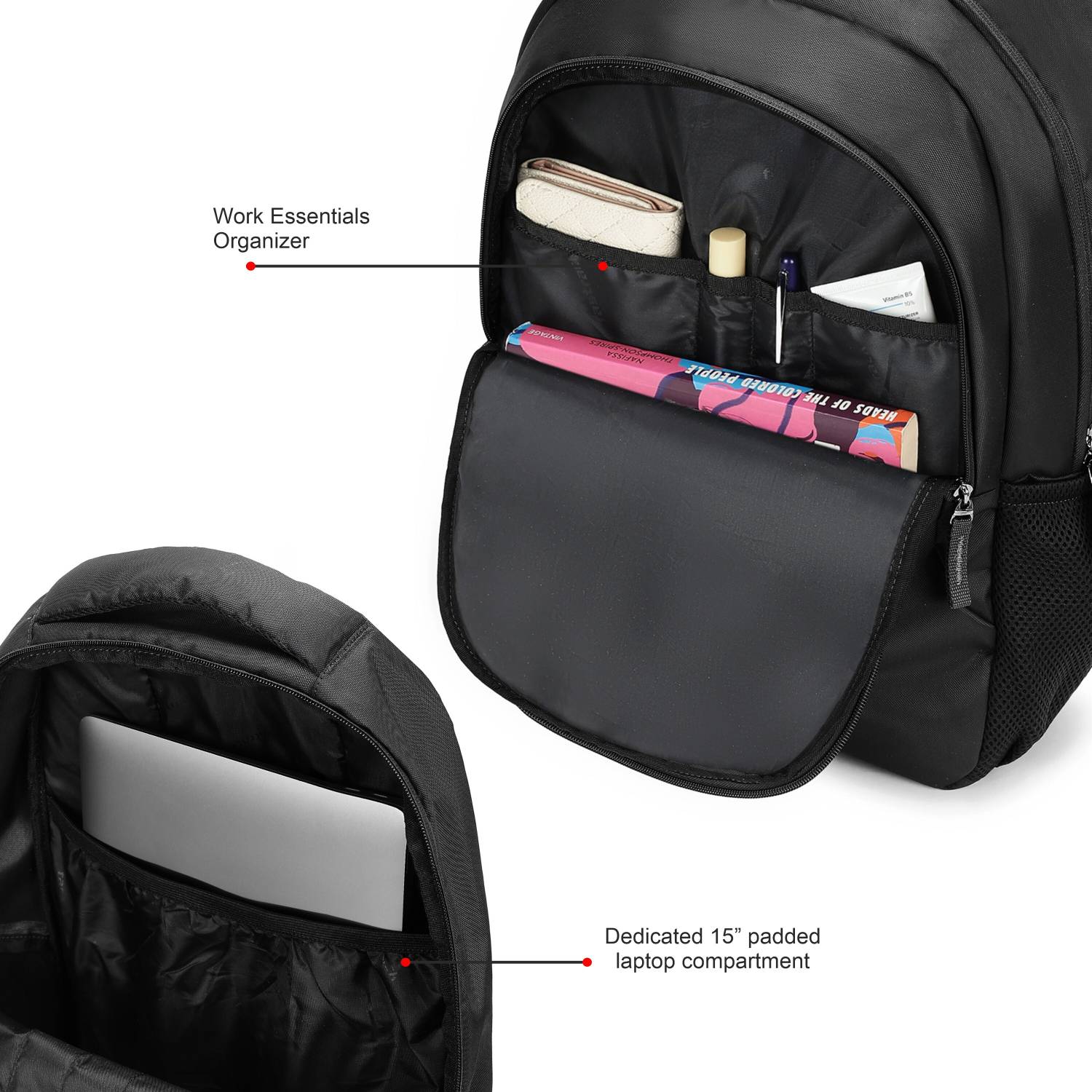 Fastrack 21L Unisex Laptop Backpack with 15" Sleeve - Image 2