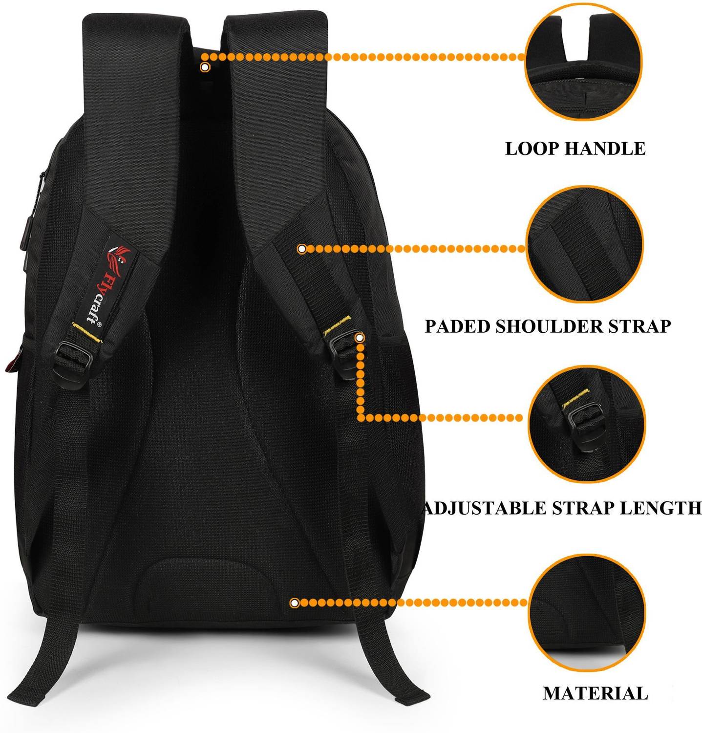 Flycraft Simna 30L Laptop Backpack - Image 3