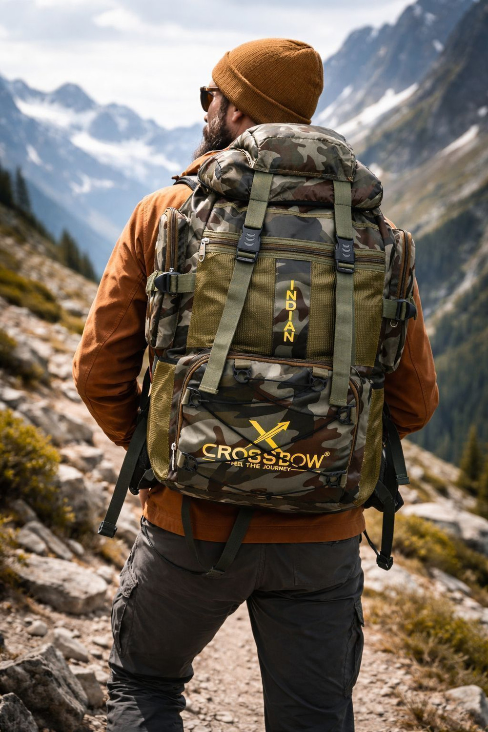 Image of Croosbow 90L Large Travel Backpack for Sport Camping Hiking Trekking Bag Rucksack Rucksack - 90 L