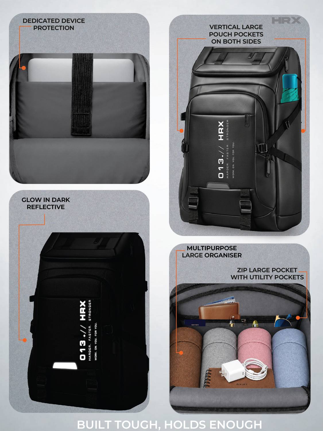HRX by Hrithik Roshan Casual 41 L Backpack - Image 5