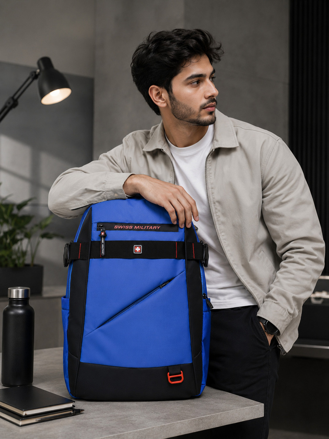 Image of SWISS MILITARY GHOST X Multi Utility with Headphone Socket 30 L Backpack