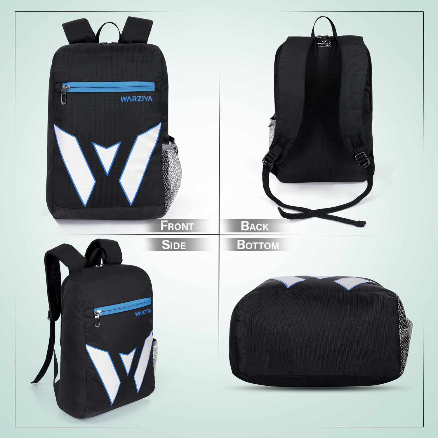 Image of warziya bags RANGO. premium Quality for daily use for College, School, tuition, office, gym 20 L Backpack