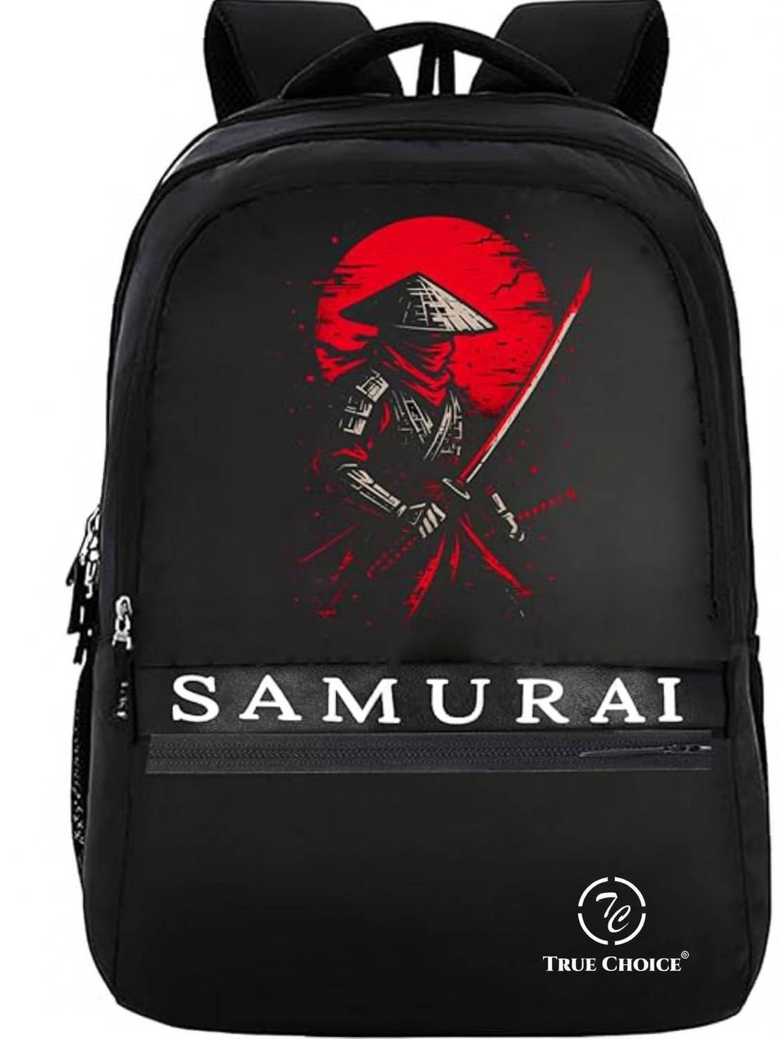 TrueChoice Samurai Graphic Printed Backpack | Stylish School, College & Travel Bag 45 L Laptop Backpack