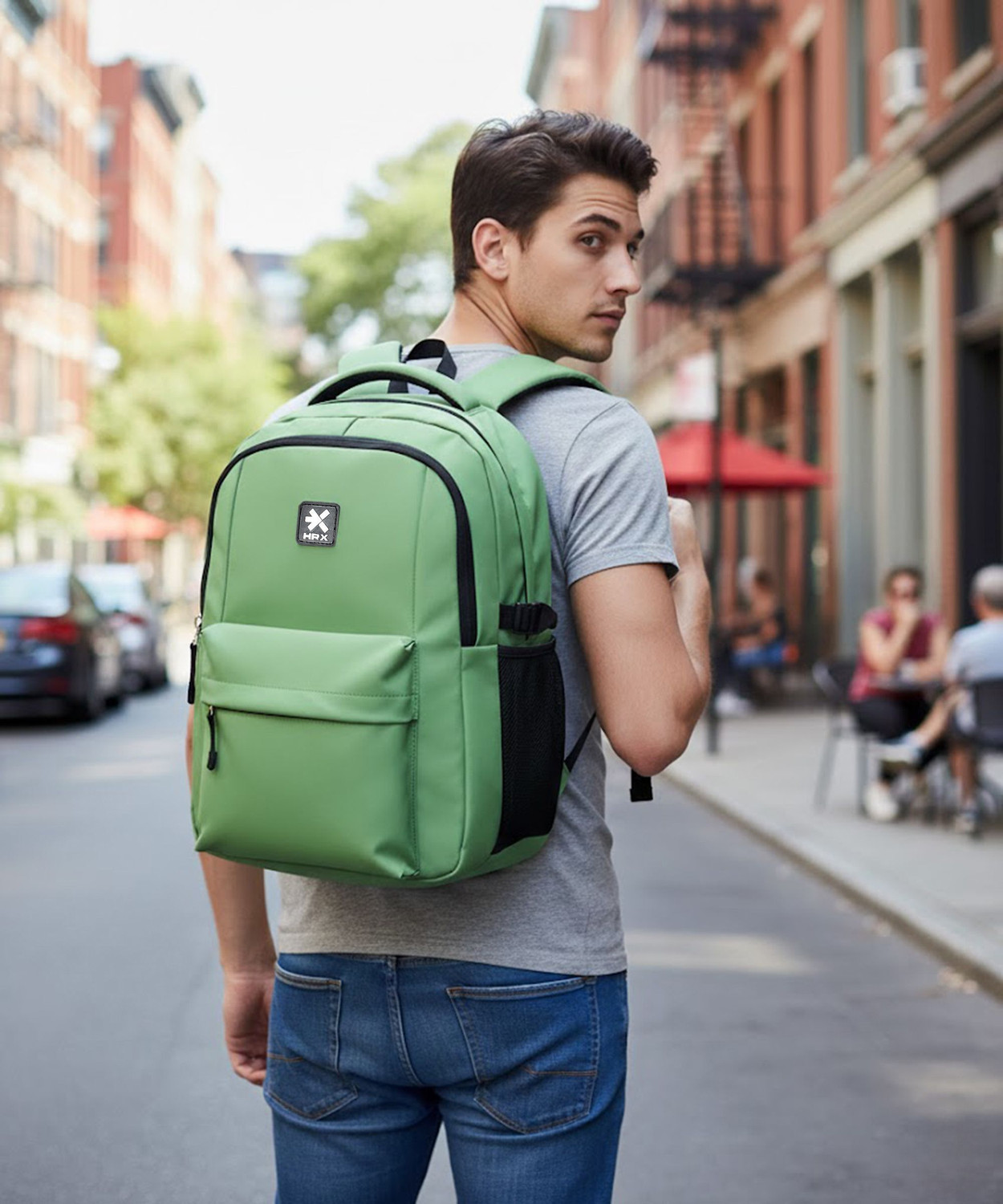 Image of HRX by Hrithik Roshan BOWLED Unisex Bag Office /School /College /BusinessC-24L 24 L Backpack