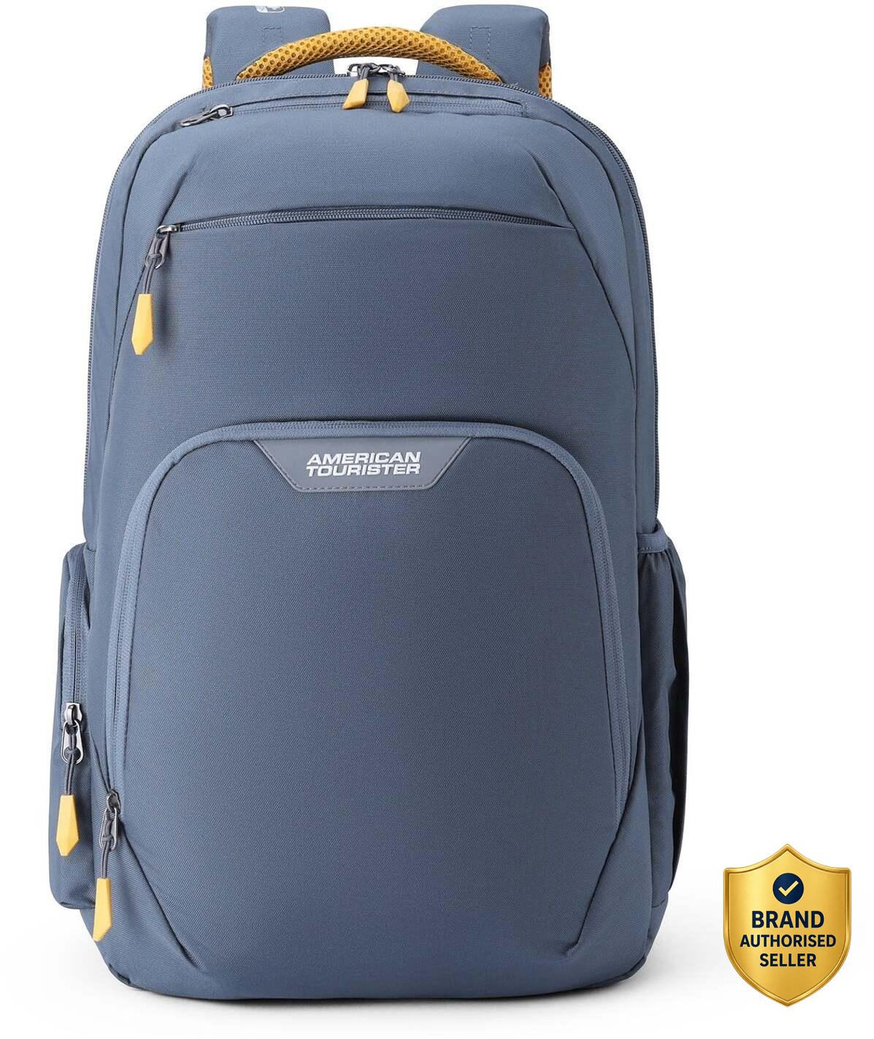 Image of AMERICAN TOURISTER 32.5 L Laptop Backpack 17 inch Laptop Backpack with 3 Compartments & 2 Pocket for Office,College,Men,Women (Grey)