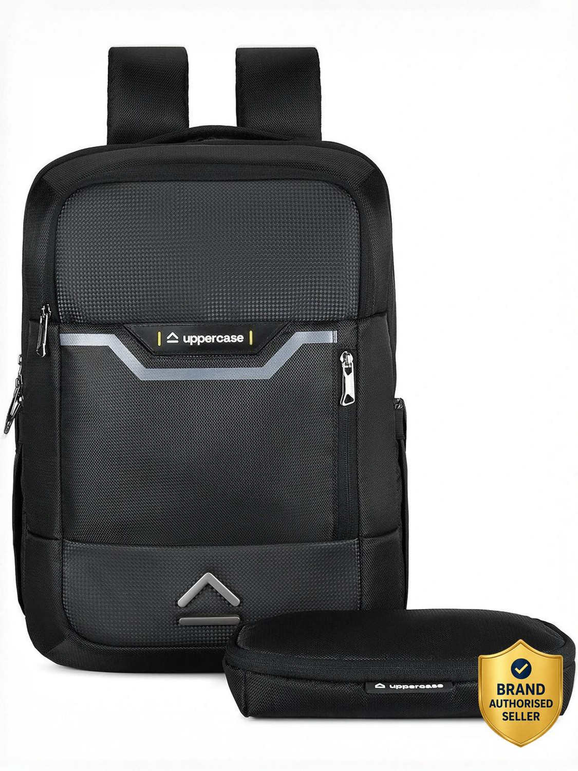 Image of Uppercase Edge Alphatech Pro 15.6 inch Laptop & iPad Compartment Sleek Bag with Snaplift Tech 20 L Laptop Backpack