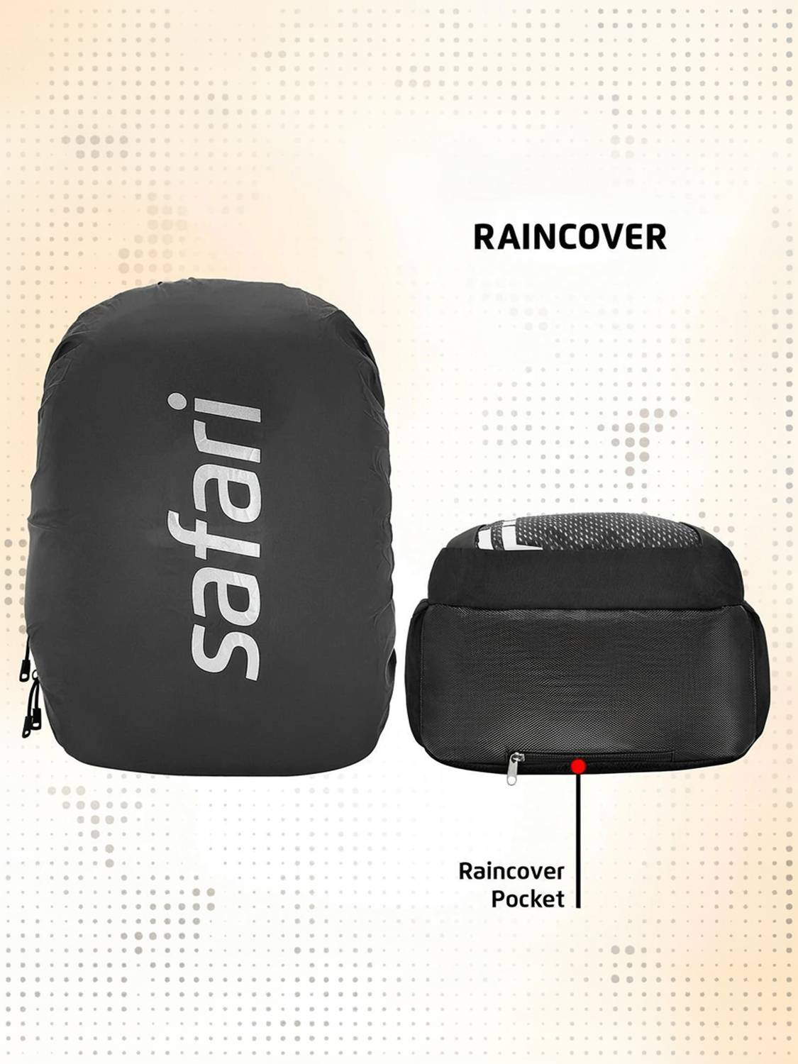 SAFARI Verge 37L Backpack (Black) - Image 3