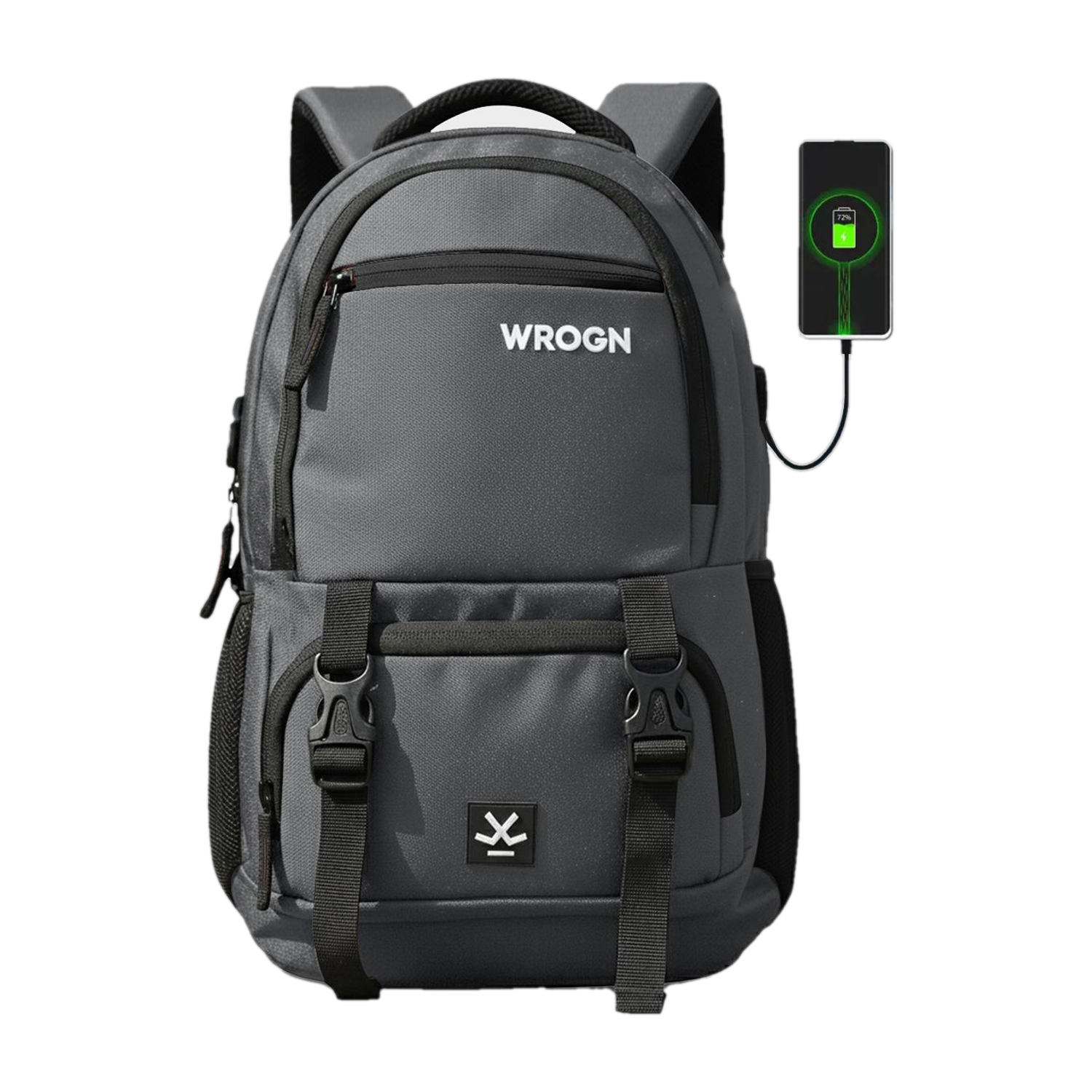 WROGN ASHPER 40L USB Laptop Backpack