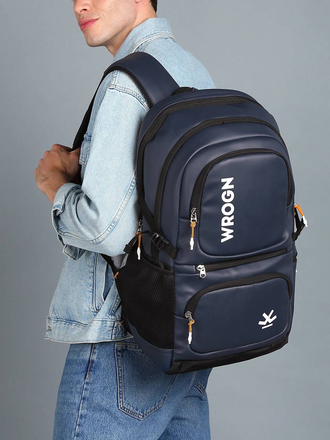 WROGN 36L Unisex Backpack with Rain Cover - Image 3