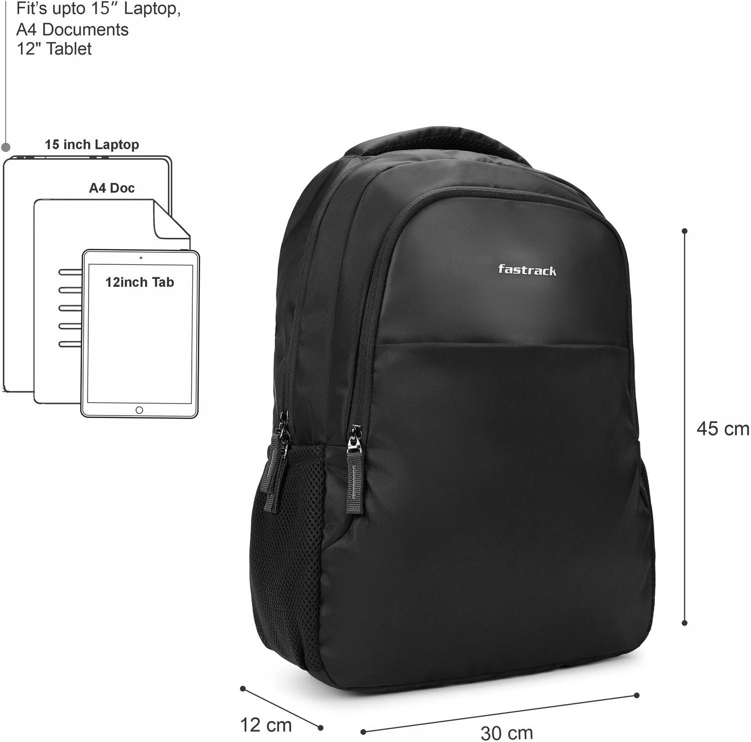 Fastrack 21L Unisex Laptop Backpack with 15" Sleeve - Image 5