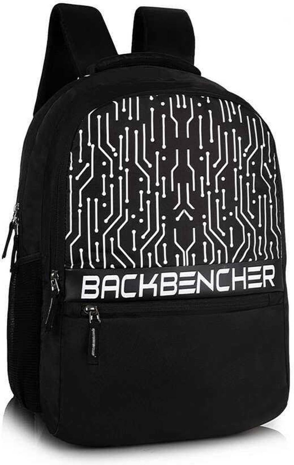 Anany White Backbenchers Backpack for Cool Men Boys 30 L Laptop Backpack