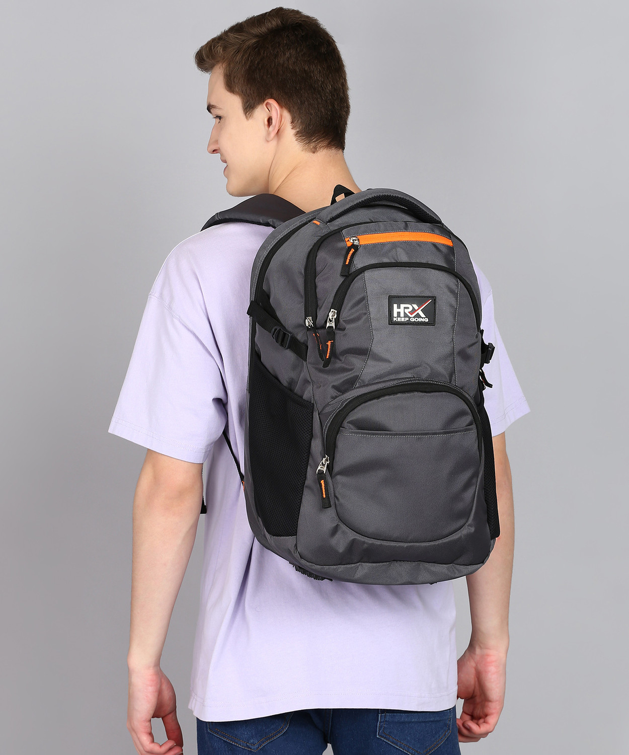 Image of HRX by Hrithik Roshan Buster Unisex Bag with-40.3L 40.3 L Laptop Backpack