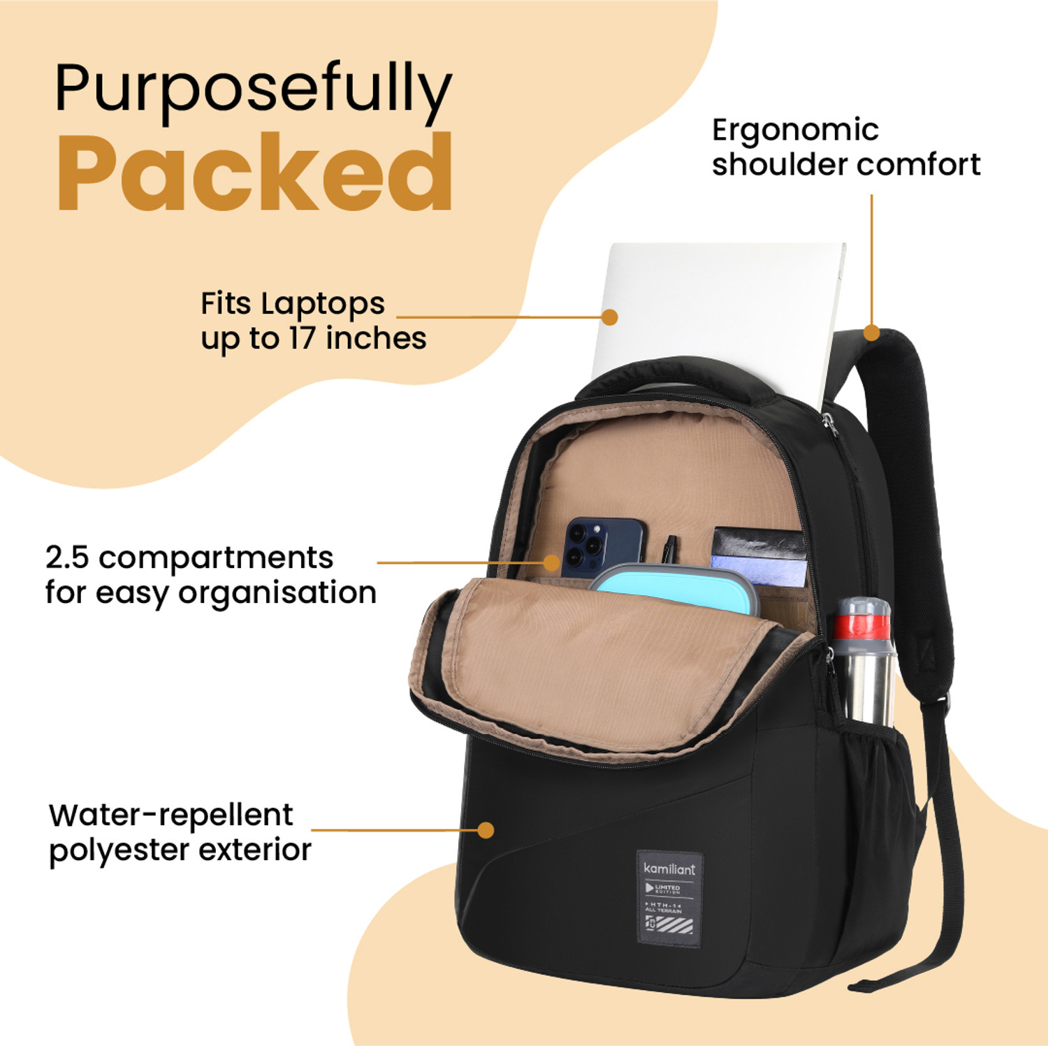 Image of Kamiliant by American Tourister VECTOR X 30 L Laptop Backpack