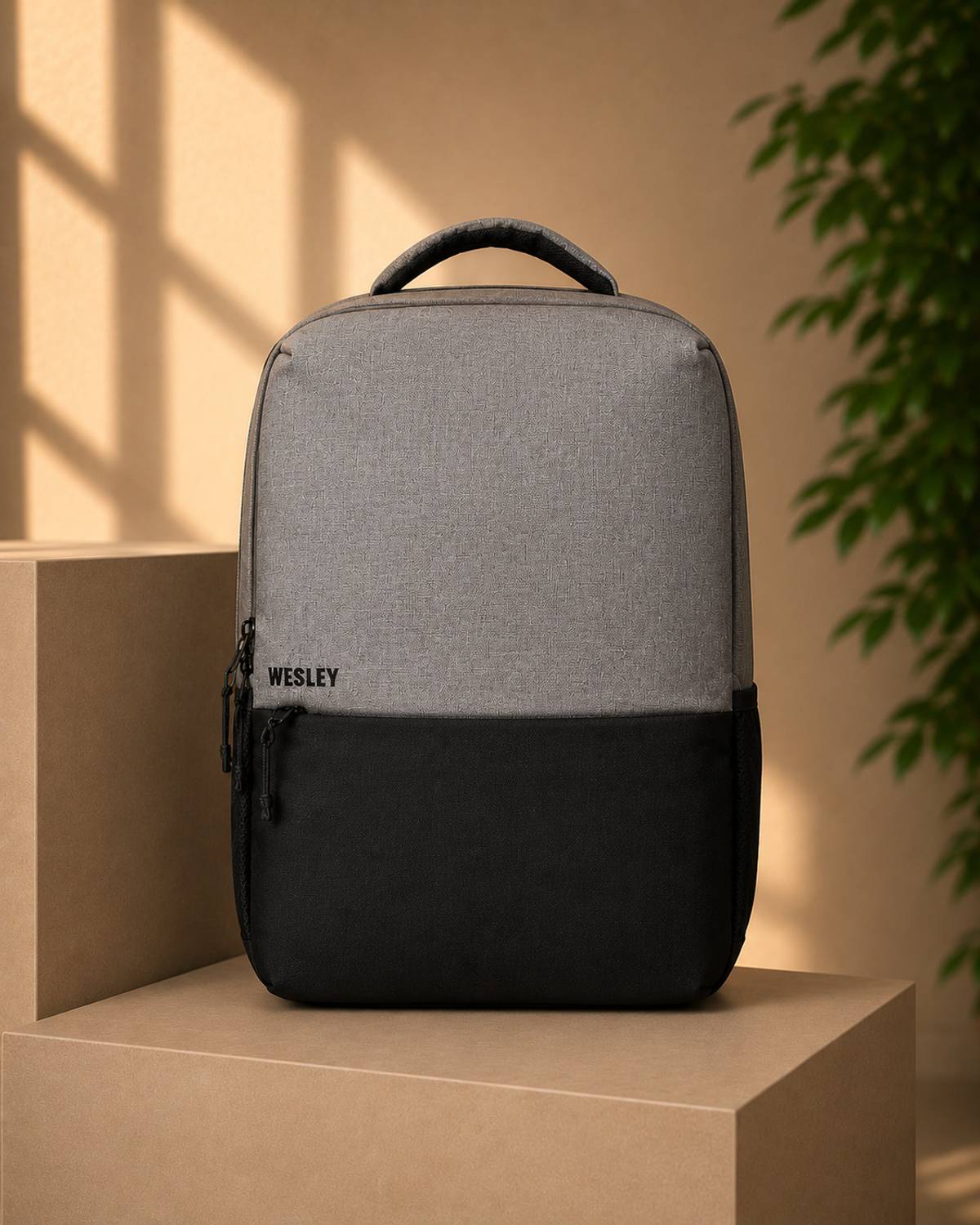 WESLEY Milestone 2.0 30L Laptop Backpack (Gray) - Image 3