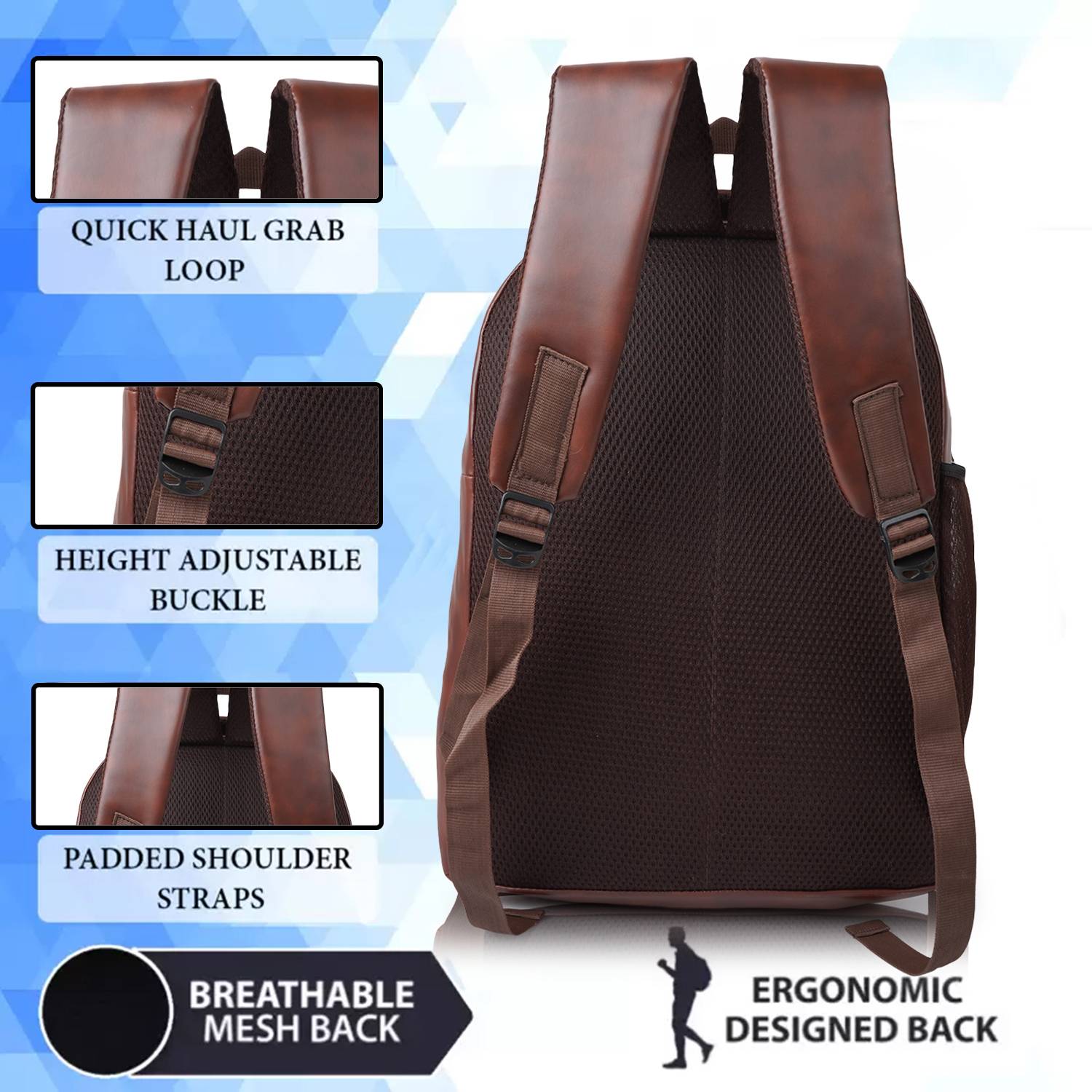 Romofy Classic Vegan 32L Laptop Backpack - Image 5