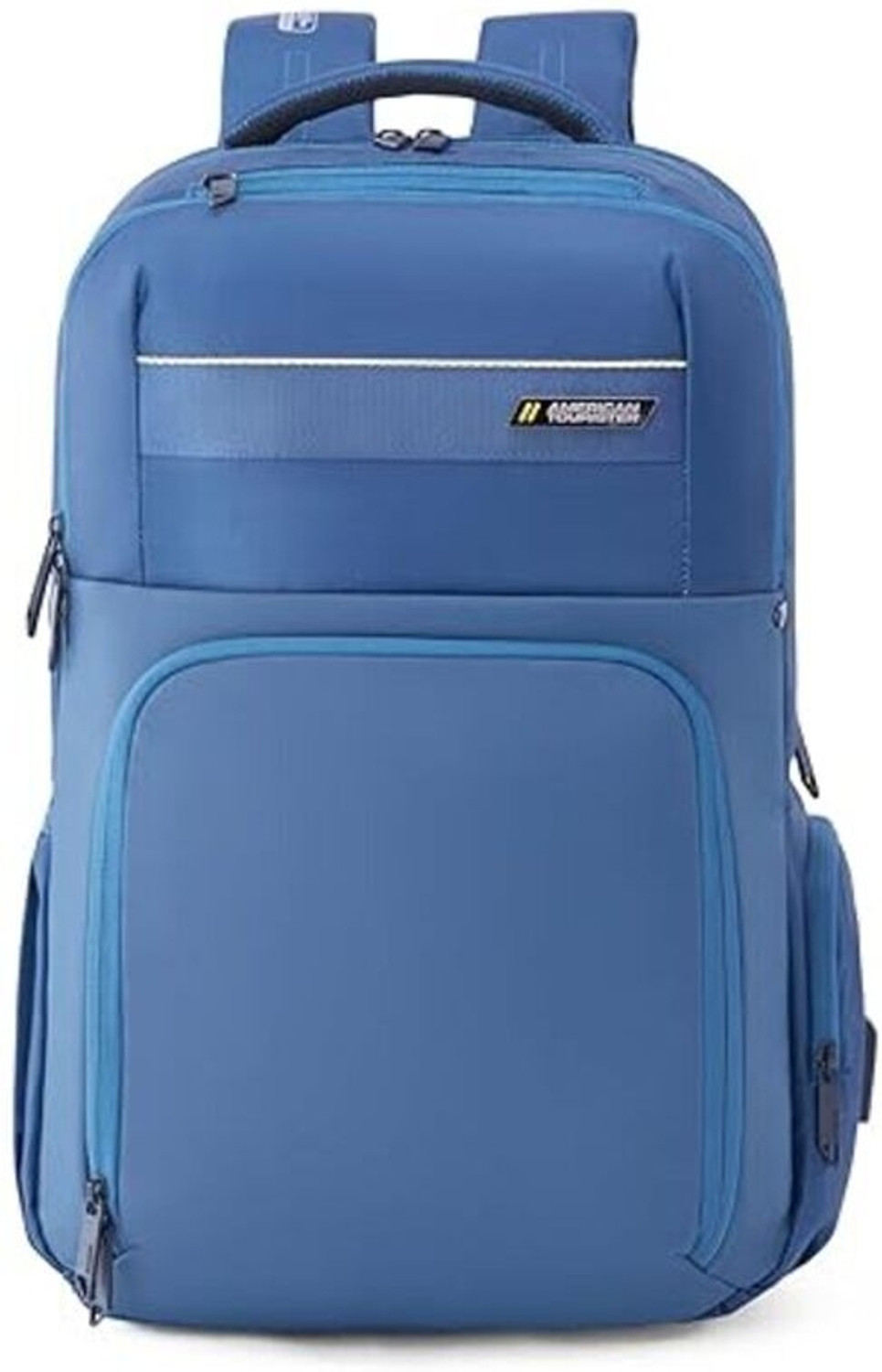 Image of AMERICAN TOURISTER Large 34 L Laptop Backpack Executive backpack with 17 inch Detachable Laptop compartment for Office,college (Blue)