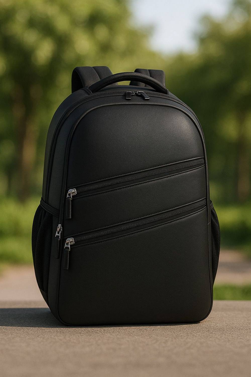 HouseOfCommon VINTAGE Classic Faux Leather Travel Backpack College Backpack for Men and Women 28 L Laptop Backpack