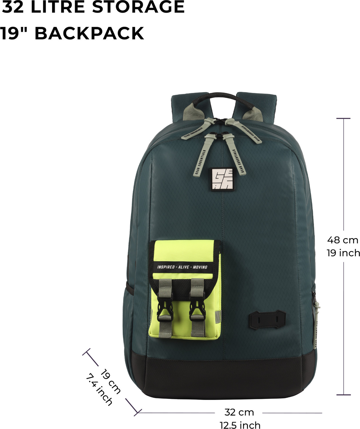 Image of Gear Hipster anti theft faux leather 31 L Laptop Backpack