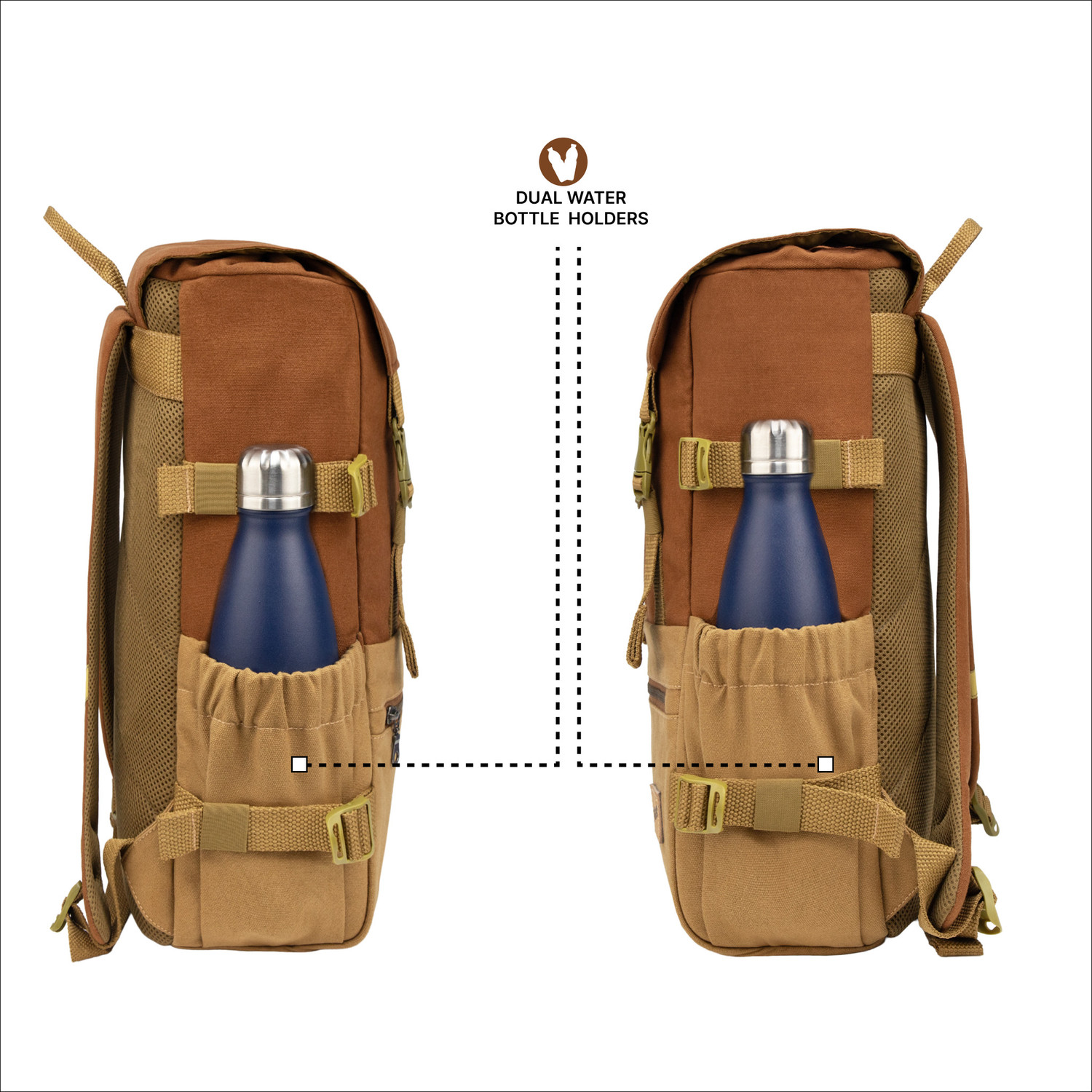 Image of F Gear Canyon Chestnut Khaki 18 L Laptop Backpack