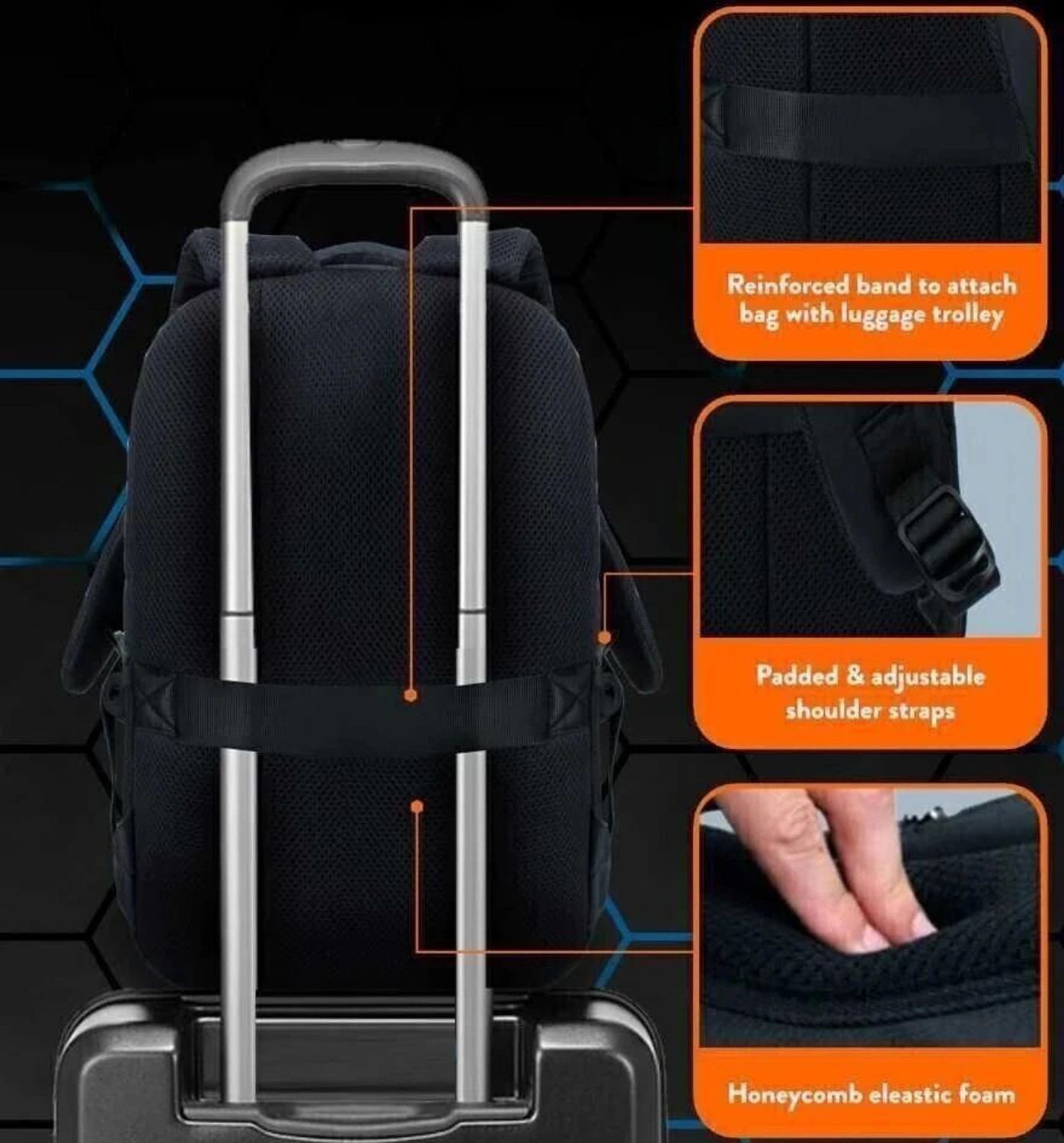 Image of HP Laptop Backpack laptop Bag||College Bag||BACKPACK||OFFICE Bag 30 L Laptop Backpack