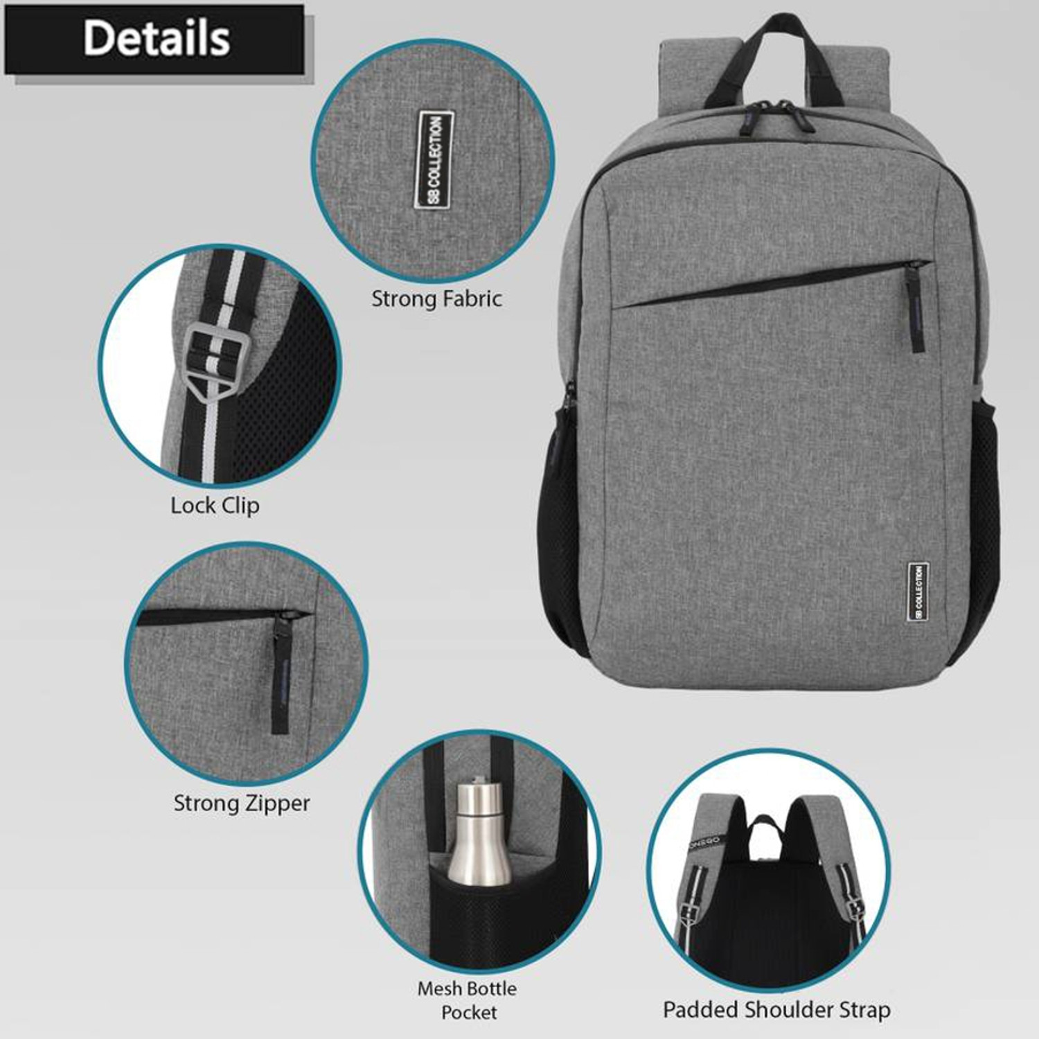 Image of SBCOLLECTION True Laptop Bag /Office /School /College /Business /Unisex Travel Backpack 30 L Laptop Backpack