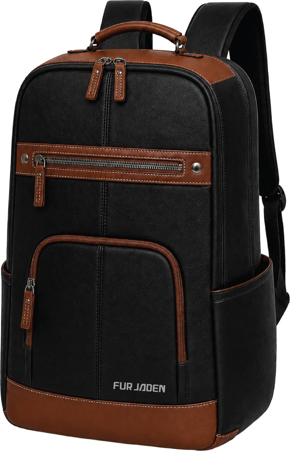 FUR JADEN 25L Vegan Leather Laptop Backpack - Image 1