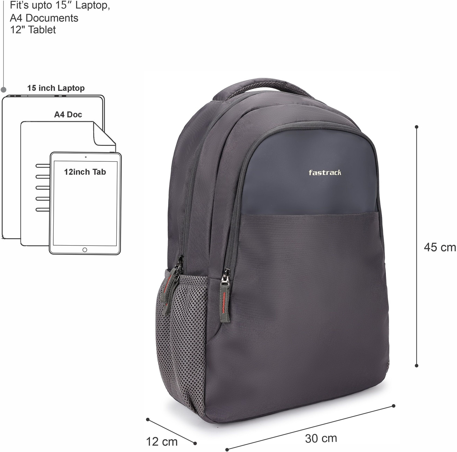 Image of Fastrack Unisex Carrypack Laptop Backpack with 15 inchLaptopSleeve 21 L Laptop Backpack