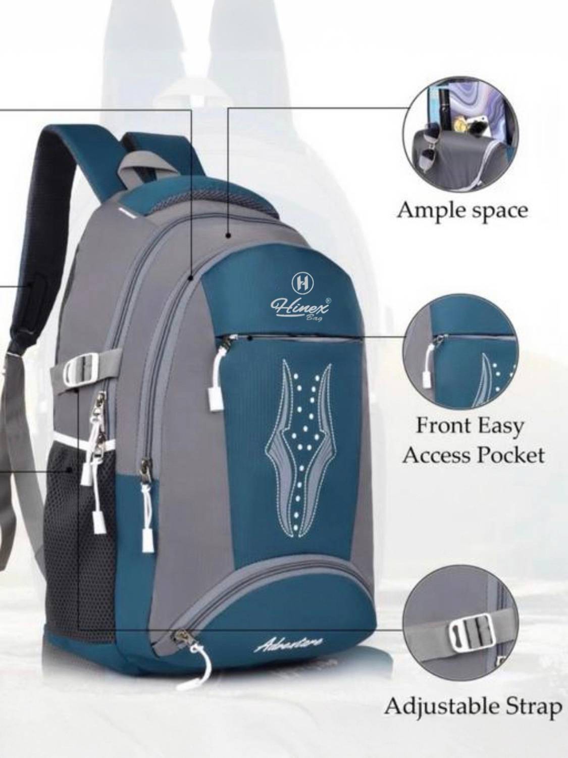 HINEX BAG men and women for school and college bag 35 L Backpack