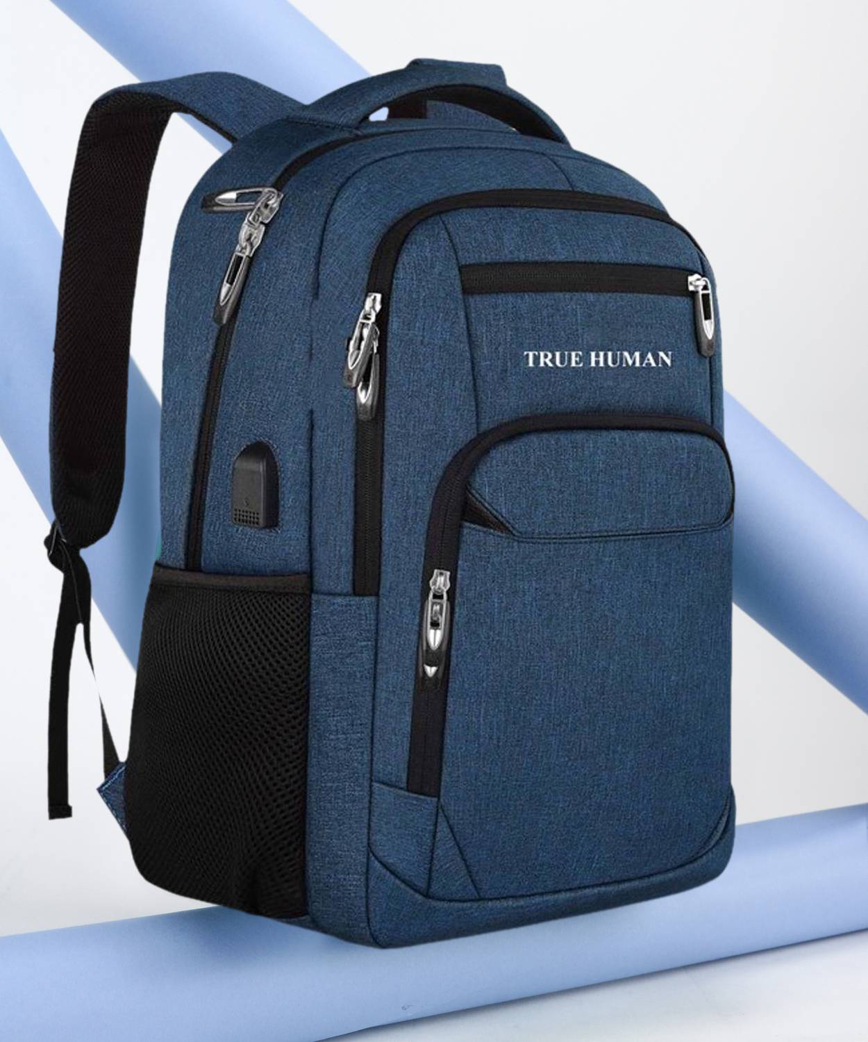 True Human Anti-Theft backpack With USB charging Port travel Bag, Office bag, college bag 32 L Laptop Backpack